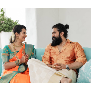 Yash and his wife Radhika Pandit