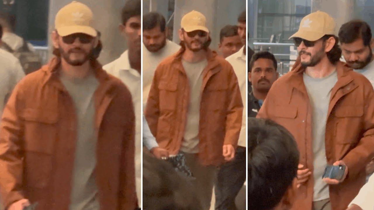 Mahesh Babu New Look నయా లుక్ లో మహేష్ బాబు.. ఎయిర్ పోర్ట్ లో ఎంట్రీ