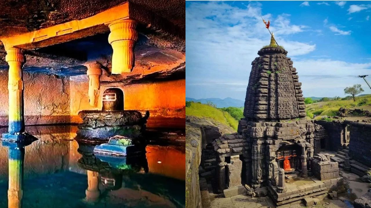 Kedareshwara Cave Temple Changes With The Seasons