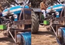 Tractor Converted into Road Roller: ఎక్కడి నుంచి వస్తాయి ఇలాంటి ఐడియాలు.. ట్రాక్టర్ను ఏకంగా రోడ్డు రోలర్గా మార్చేశాడు Tractor-Converted-into-Road roller