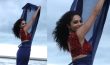 Sobhita Dhulipala beach photos : మబ్బుల మాటున బీచ్లో శోభిత దూళిపాళ్ల అందం Sobhita Dhulipala