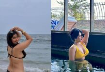 Nikita Sharma beach photos : బీచ్ లో అందాల సెగలు.. నిఖిత రాజేసిన పొగలు..