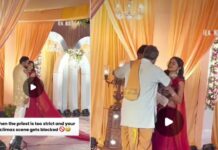 Bride And Groom Viral Video: మరి కాసేపట్లో పెళ్లి.. వేదికపై వధూవరుల రొమాన్స్.. పూజారి ఎంట్రీ తో.. చూడాల్సిన వీడియో ఇది Bride And Groom Video Viral