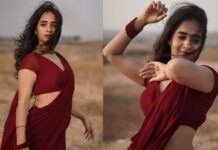 Deepthi Sunaina Red Saree: ఎర్ర చీరలో.. ఓర చూపులో మత్తెక్కిస్తున్న దీప్తి Deepthi Sunaina Red Saree
