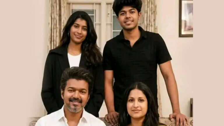 CM Vijay Wife and Children: సీఎంగా విజయ్ బిందాస్.. మరి ఆయన భార్య, పిల్లలు ఎక్కడున్నారు