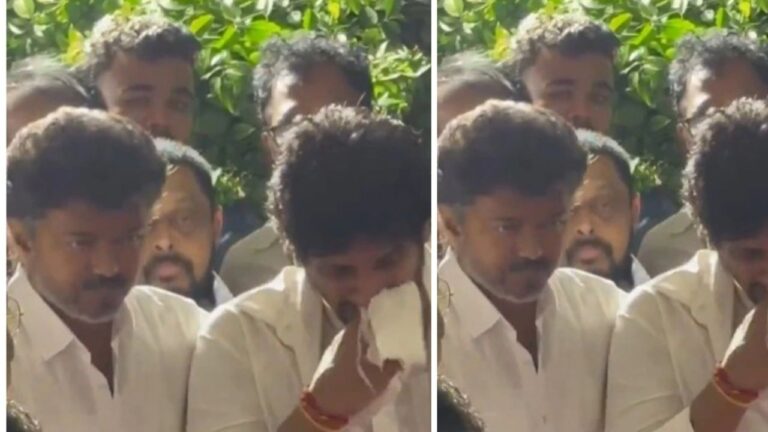 Jiiva Emotional Video: తమిళనాడు సీఎం విజయ్ ని హత్తుకొని వెక్కి వెక్కి ఏడ్చిన హీరో జీవా.. వీడియో వైరల్..