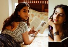 Meenakshi Chaudhary Vintage Look: చీరలో అందాల మీనాక్షి.. సొగసులు చూడతరమా? Meenakshi Chaudhary vintage look