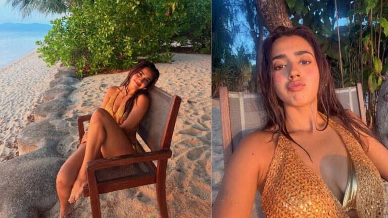 Roshni Walia  Stylish Vacation: బీచ్ ఒడ్డున బికినీలో అందాల అరాచకం