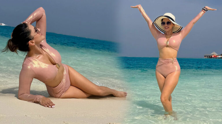 Sunny Leone beach look: బీచ్ లో బి*కి*నీలో సన్నీలియోన్ అరాచకం అంతే