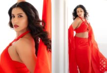 Vishnupriya Bhimeneni : రెడ్ డ్రెస్సులో విష్ణుప్రియ ఎద అందాలు చూడతరమా? Vishnupriya Bhimeneni
