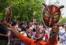 Cockroach Party Protest: కాక్రోచ్ పార్టీ నిరసన..వాపు చూసుకుని బలుపనుకున్నారు..బొక్కా బోర్లా పడ్డారు Cockroach Party Protest