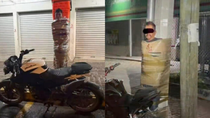 Man catches thieves