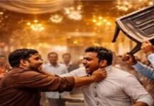 Mutton Fight: మటన్ తునకల కోసం.. పొట్టు పొట్టు కొట్టుకున్నరు.. బలగం సినిమా రిపీట్ అయిందిగా.. Mutton Fight