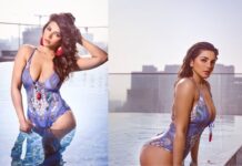 Shama Sikander poolside photos: బి*కి*నీలో అందాల ‘సికిందర్’ Shama Sikander poolside photos