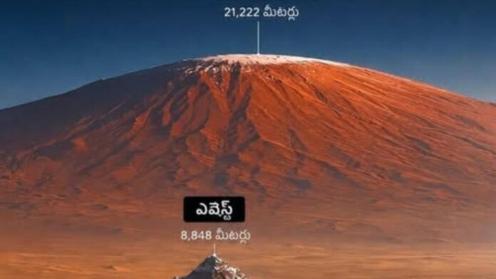 Olympus Mons Vs Everest