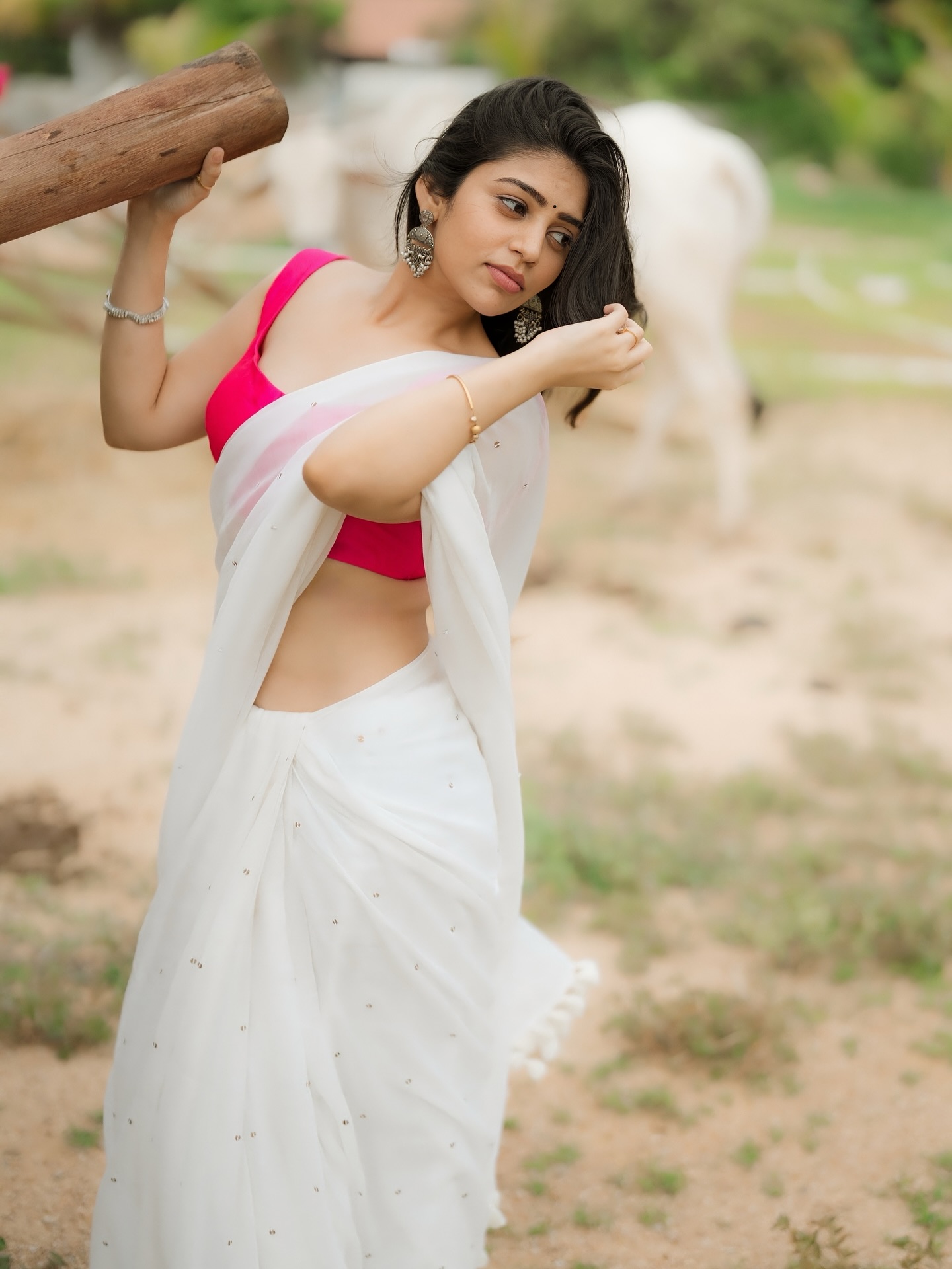 Bandhavi Sridhar Saree Look