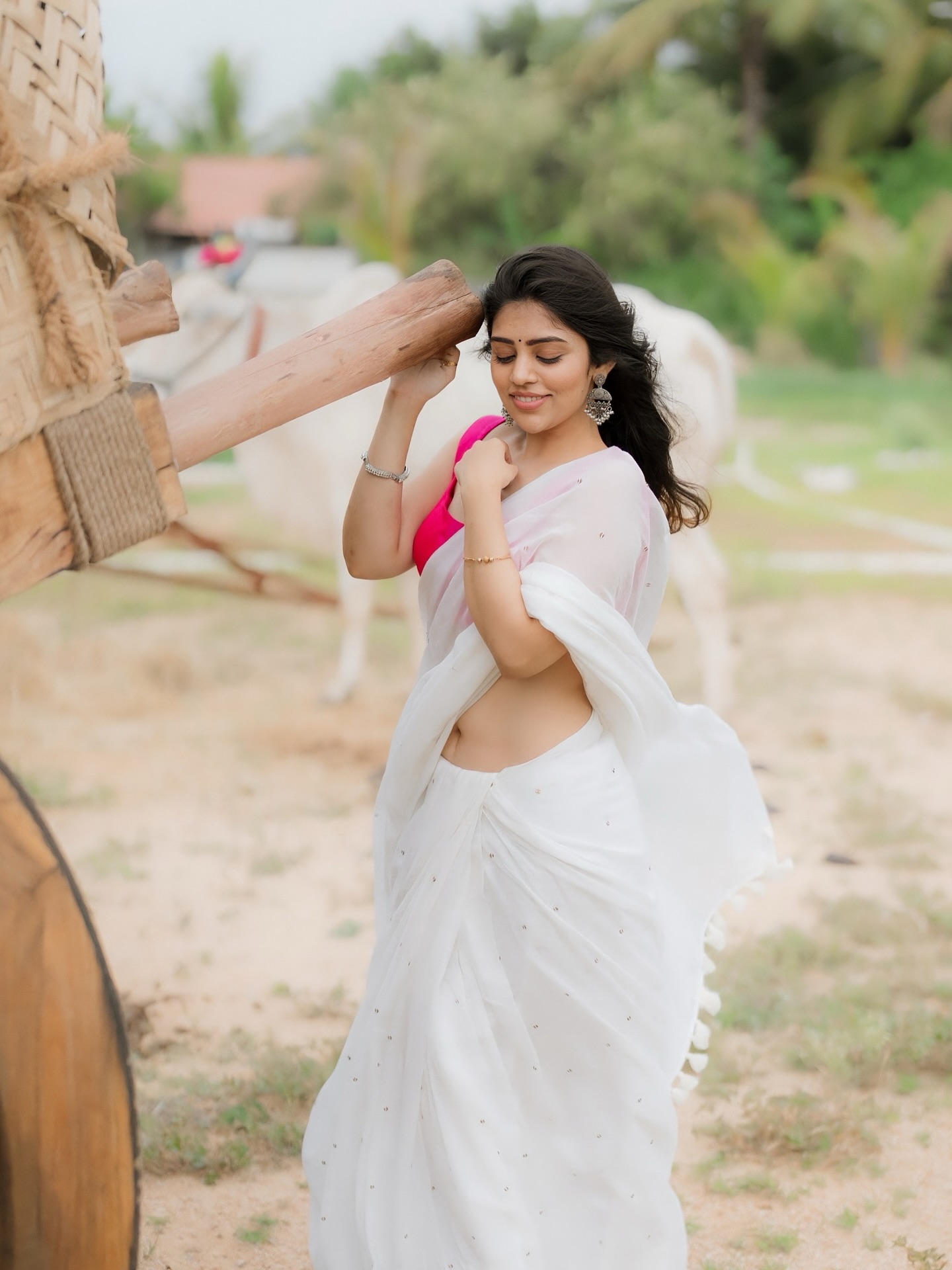 Bandhavi Sridhar Saree Look