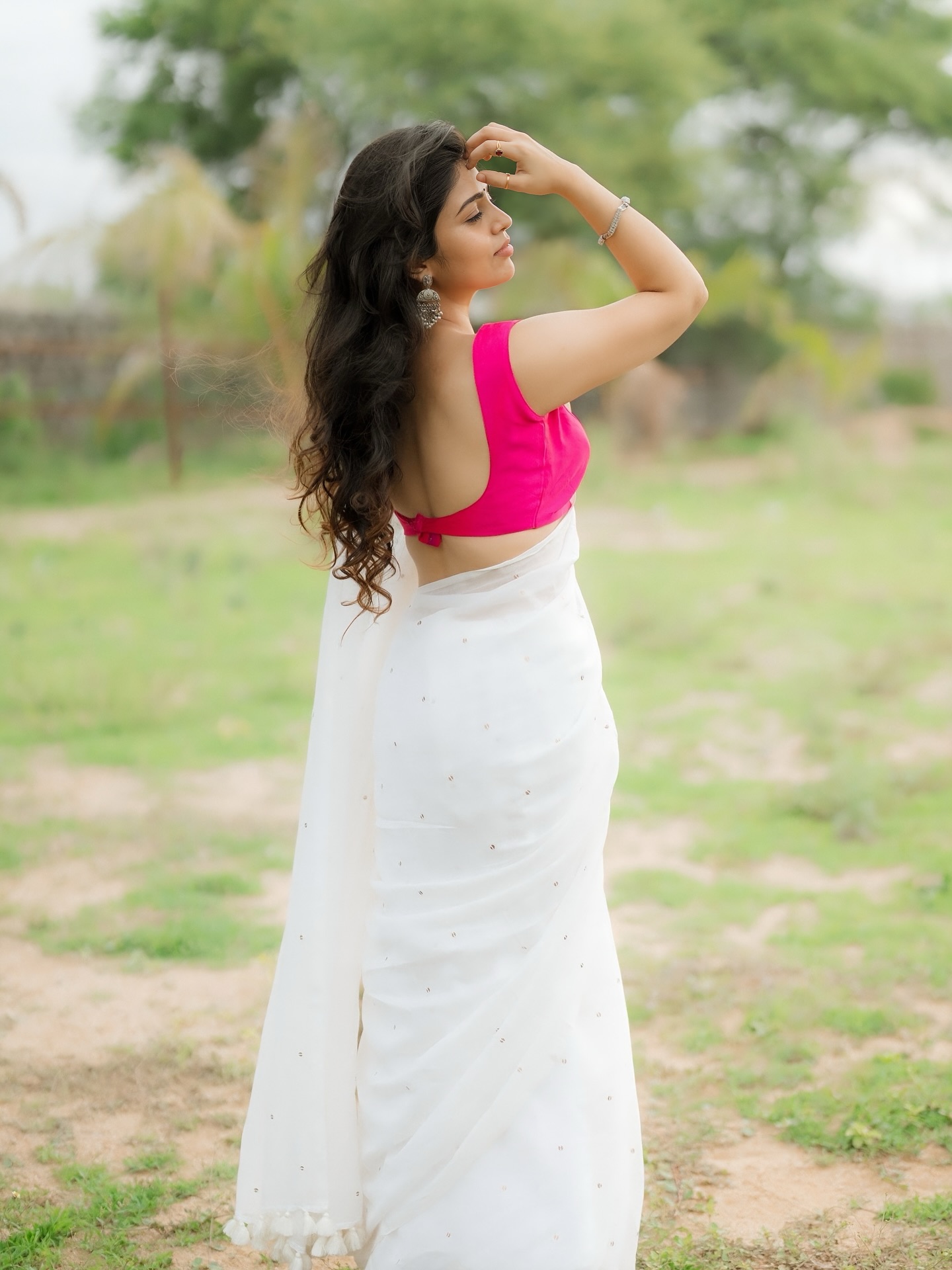 Bandhavi Sridhar Saree Look